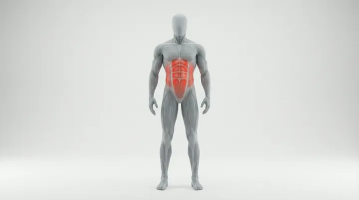 Abdominals Stretch Variation Two — 3D demonstration