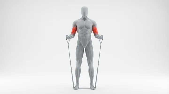 Band Curl — 3D demonstration