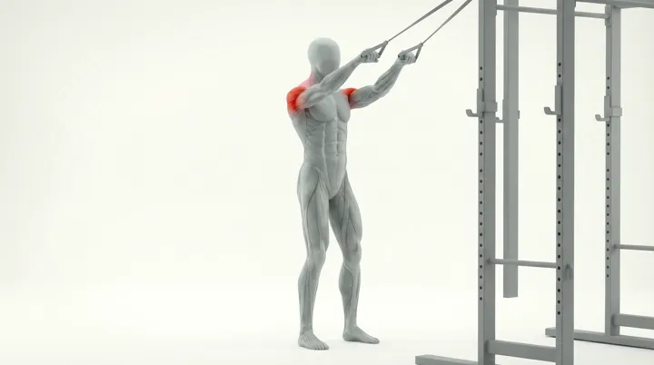Band High Face Pull — 3D demonstration