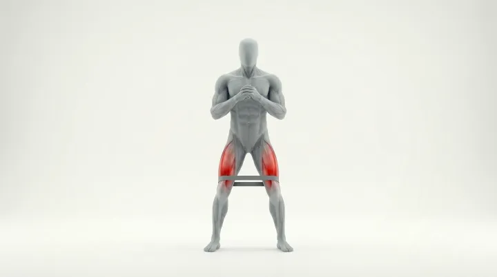 Band Squat — 3D demonstration