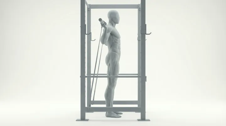 Barbell Banded Back Squat — 3D demonstration
