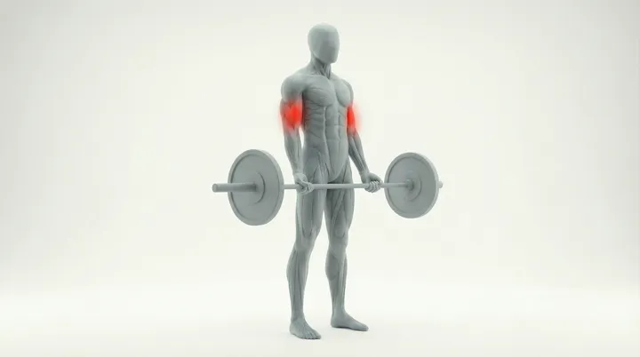 Barbell Curl — 3D demonstration