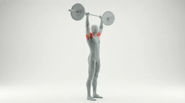 Barbell Overhead Press — 3D demonstration
