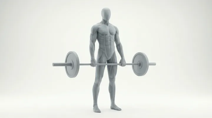 Barbell Stiff Leg Deadlifts — 3D demonstration