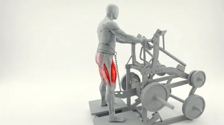 Belt Squat — 3D exercise demonstration