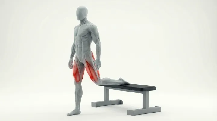 Bulgarian Split Squat — 3D demonstration