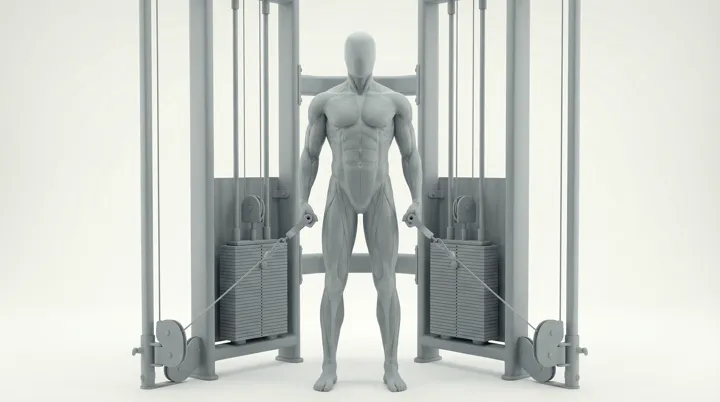 Cable 30 Degree Shrug — 3D demonstration