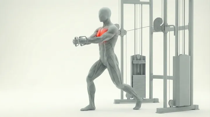 Cable Pec Fly — 3D demonstration