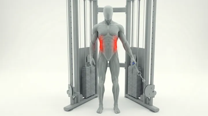 Cable Side Bend — 3D demonstration