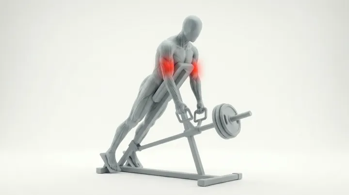 Chest-Supported T-Bar Row — 3D demonstration