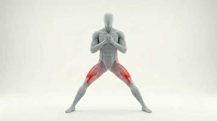 Cossack Squat — 3D exercise demonstration