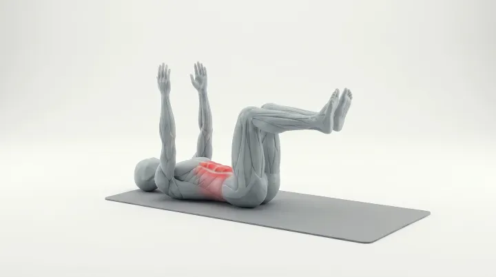 Dead Bug — 3D exercise demonstration