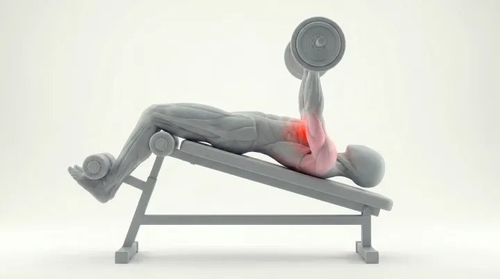 Decline Barbell Bench Press — 3D demonstration