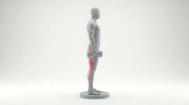 Deficit Dumbbell Romanian Deadlift — 3D demonstration