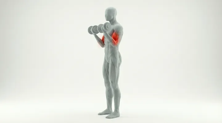Dumbbell Curl — 3D demonstration