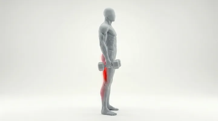 Dumbbell Deadlift — 3D demonstration