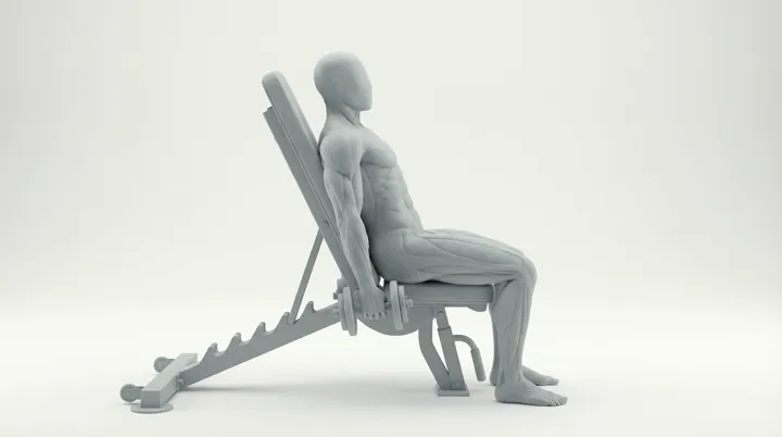 Dumbbell Incline Hammer Curl — 3D demonstration