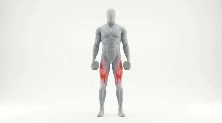 Dumbbell Lateral Lunge — 3D demonstration