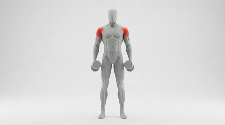 Dumbbell Lateral Raise — 3D demonstration