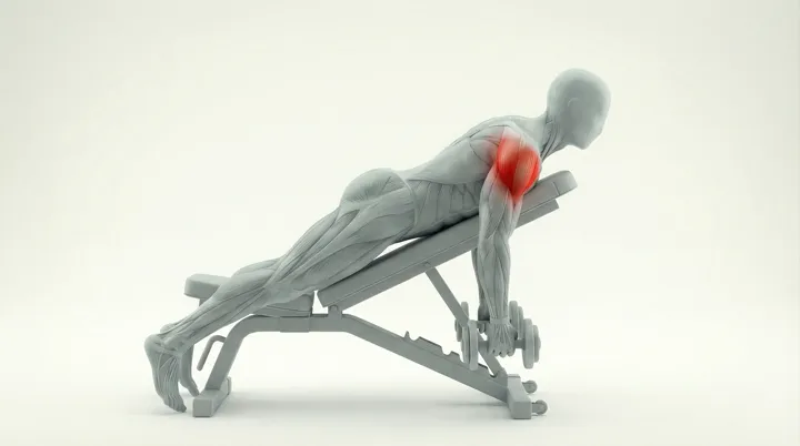 Dumbbell Laying Reverse Fly — 3D demonstration