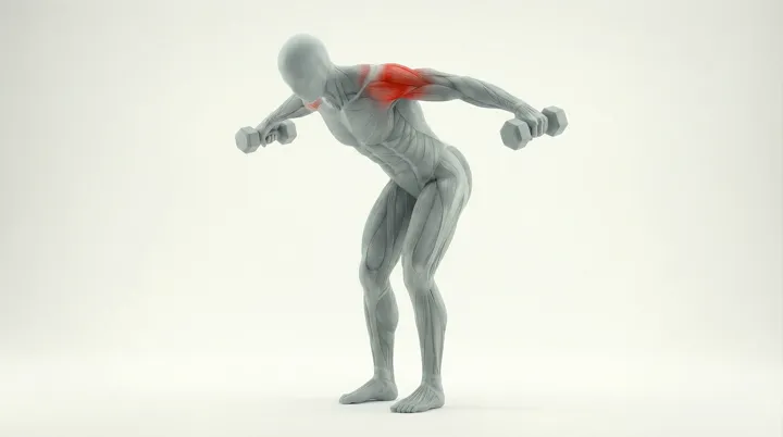 Dumbbell Rear Delt Fly — 3D demonstration