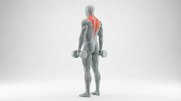 Dumbbell Shrug — 3D demonstration