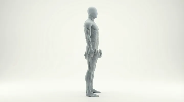 Dumbbell Spinal Jefferson Curl — 3D demonstration