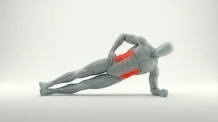 Elbow Side Plank — 3D demonstration