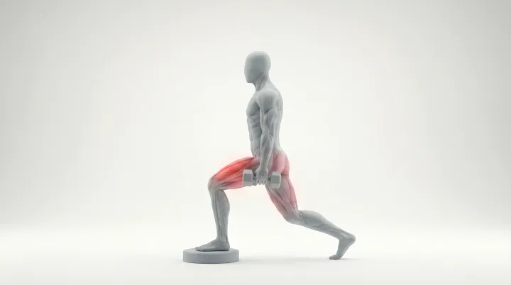 Front-Foot-Elevated Split Squat — 3D demonstration