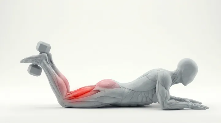 Hamstring Curl — 3D exercise demonstration