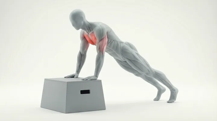 Incline Push Up — 3D demonstration