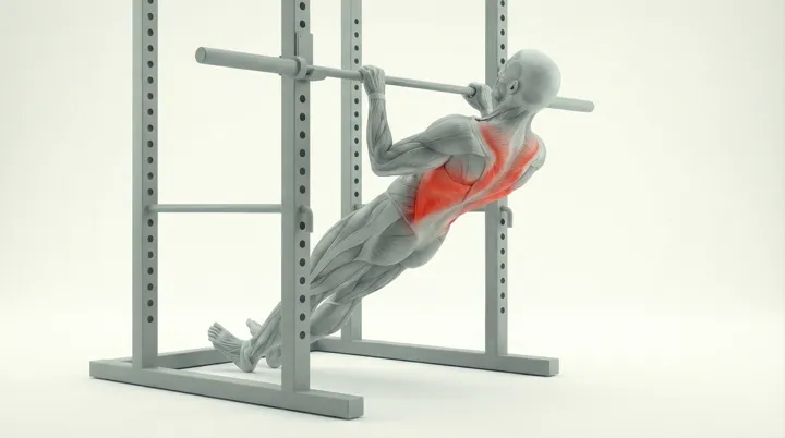 Inverted Row — 3D demonstration
