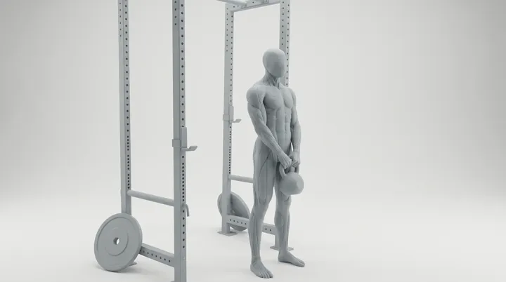 Kettlebell Spinal Jefferson Curl — 3D demonstration