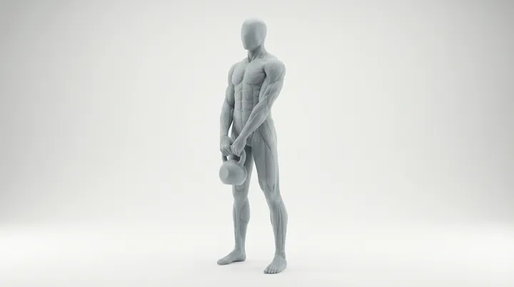 Kettlebell Swing — 3D demonstration