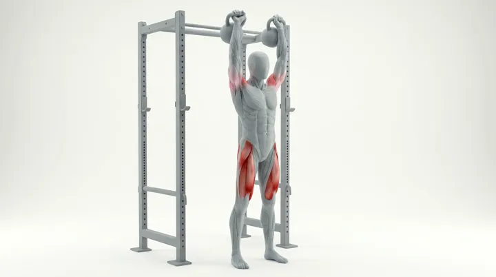 Kettlebell Thruster — 3D demonstration