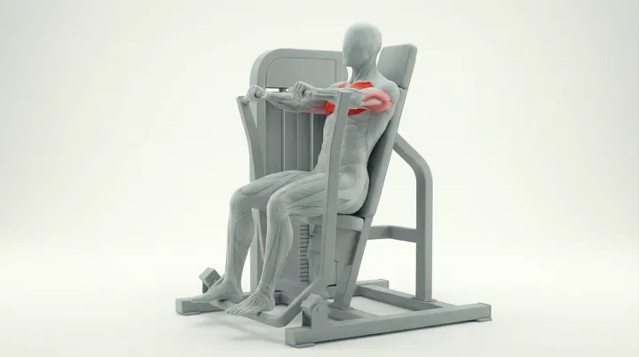 Machine Chest Press — 3D demonstration