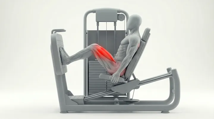 Machine Horizontal Leg Press — 3D demonstration