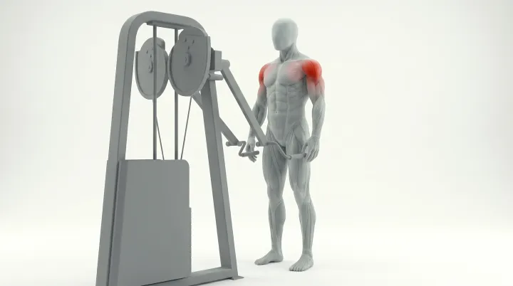 Machine Lateral Raise — 3D exercise demonstration