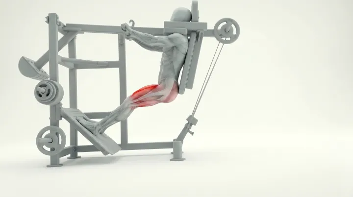 Pendulum Squat / V-Squat — 3D demonstration