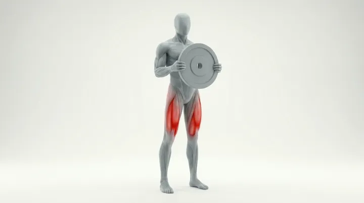 Plate Forward Lunge — 3D demonstration
