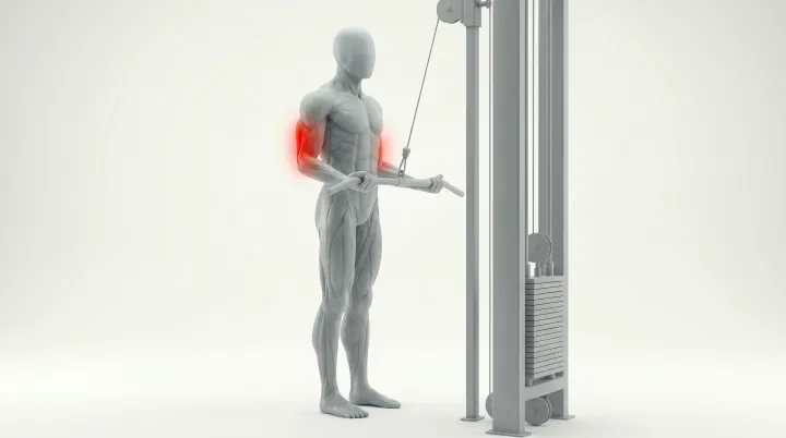 Reverse-Grip Tricep Pushdown — 3D demonstration