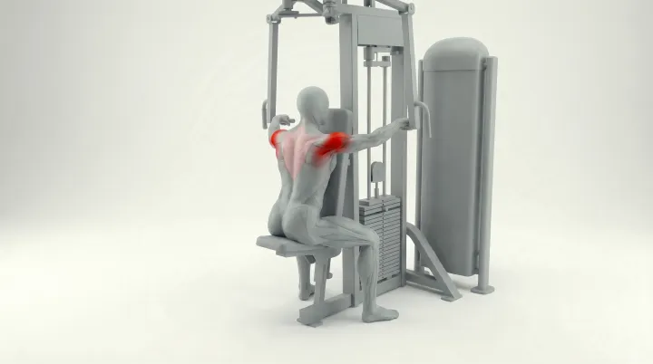 Reverse Pec Deck — 3D exercise demonstration