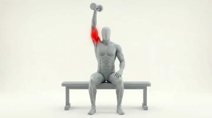 Single-Arm Tricep Extension — 3D demonstration