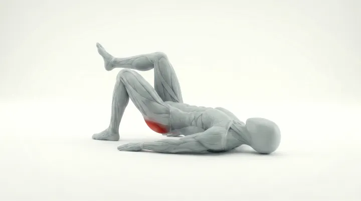 Single Leg Glute Bridge — 3D demonstration