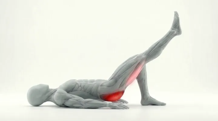 Single-Leg Hip Thrust — 3D exercise demonstration