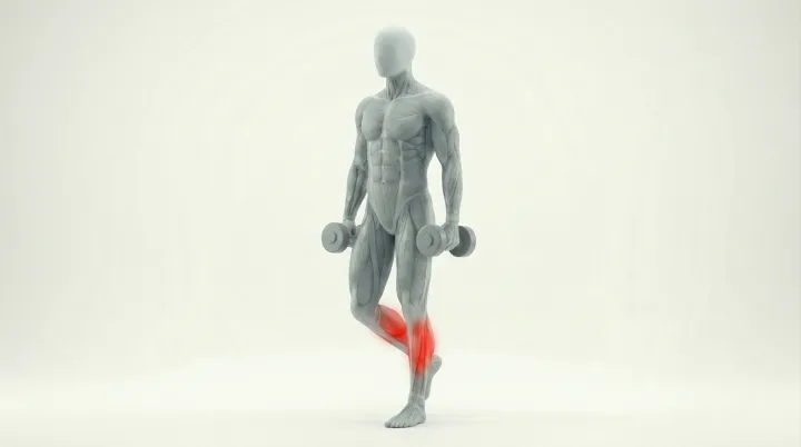 Single-Leg Standing Calf Raise — 3D demonstration