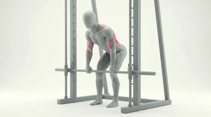Smith Machine Bent-Over Row — 3D demonstration