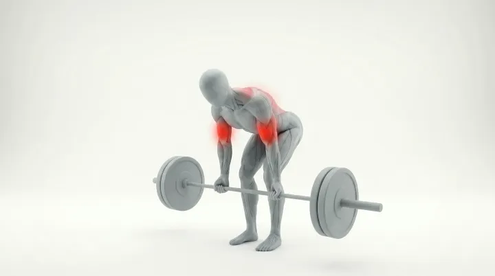 Underhand Barbell Row — 3D demonstration