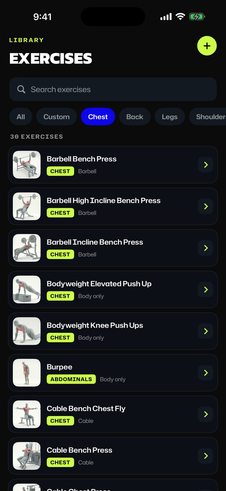 EGON — exercise library